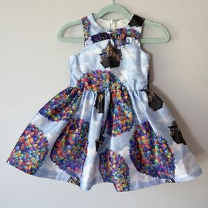 Baby Girls Disney Party Dress Pixar "Up" Pippa & Julie 2T Balloons House Bday